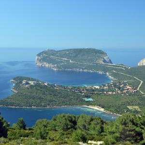 una veduta di capo caccia
