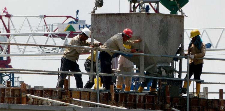 Cantiere edile lavoro