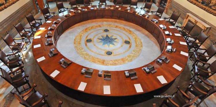 Sala Consiglio dei ministri