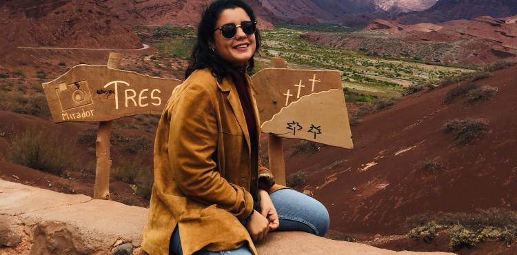 Giorgia Cossu, studentessa con la valigia Giorgia Cossu, studentessa con la valigia