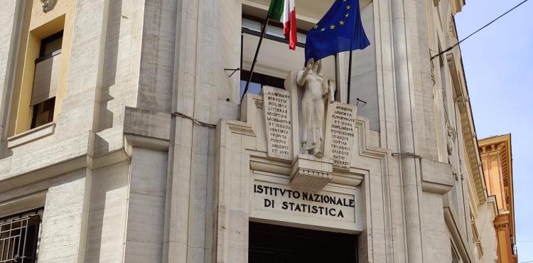 L'ingresso della sede dell'Istat
