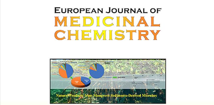 La copertina dell'European Journal of Medicinal Chemistry La copertina dell'European Journal of Medicinal Chemistry